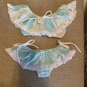 Well Dressed Wolf Baby Girl Swim